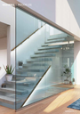 KAZIWALL Glas Profielen Vloermontage